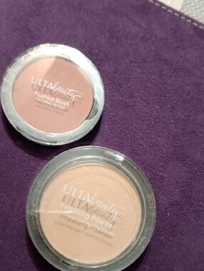 Ulta Beauty Blush & Finishing Powder Duo - Pink Blush and Beige Powder